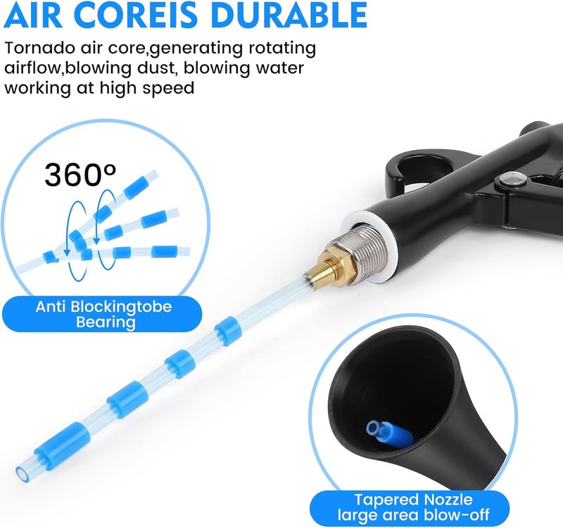 IPELY Car Cleaning Gun, High Pressure Car Blow Gun for Car Detailing, Quickly Clean and Dry Car Surfaces with Strong Air - Image 5